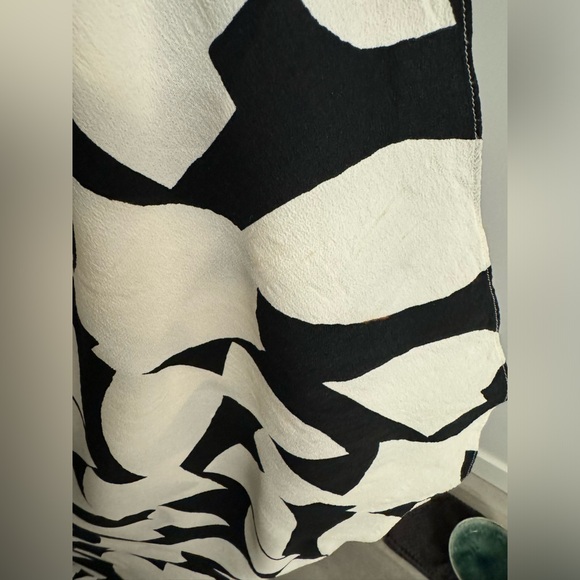 ZARA Long Black & White Dress - Picture 6 of 6